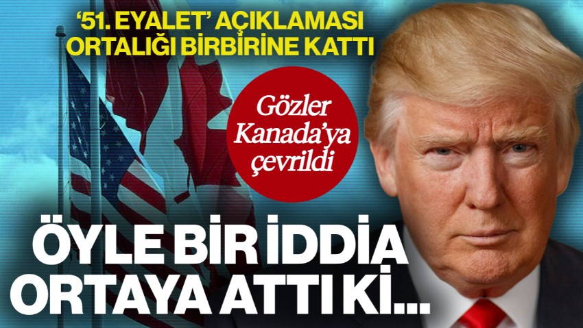 '51. Eyalet' Teklifi Ortalığı Birbirine Kattı! Trump Öyle Bir İddia Ortaya Attı ki... Gözler Kanada'ya Çevrildi