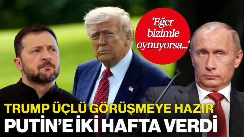 Trump'tan Putin'e Sert Uyarı! 2 Hafta Verdi, Açık Açık Tehdit Etti: 'Eğer Bizimle Oynuyorsa...'