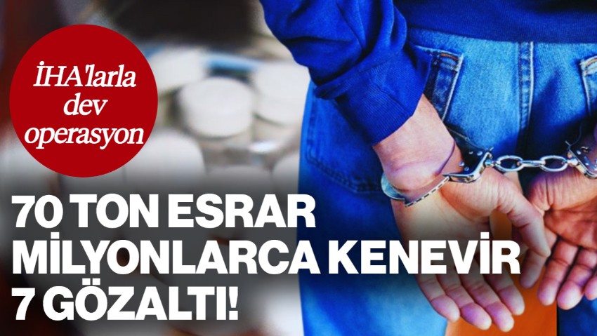 Diyarbakır'da Uyuşturucuya Büyük Darbe: 70 Ton Esrar ve Milyonlarca Kenevir Ele Geçirildi!