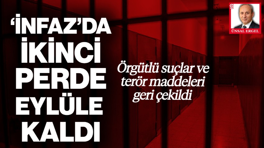 Örgütlü Suçlar ve Terör Maddeleri Geri Çekildi: İnfaz Düzenlemesinde İkinci Perde Eylüle Kaldı