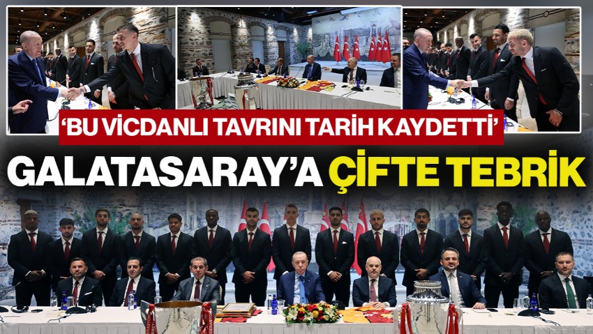 Cumhurbaşkanı Erdoğan'dan Galatasaray'a Çifte Tebrik! 'Bu Vicdanlı Tavrını Tarih Kaydetti'