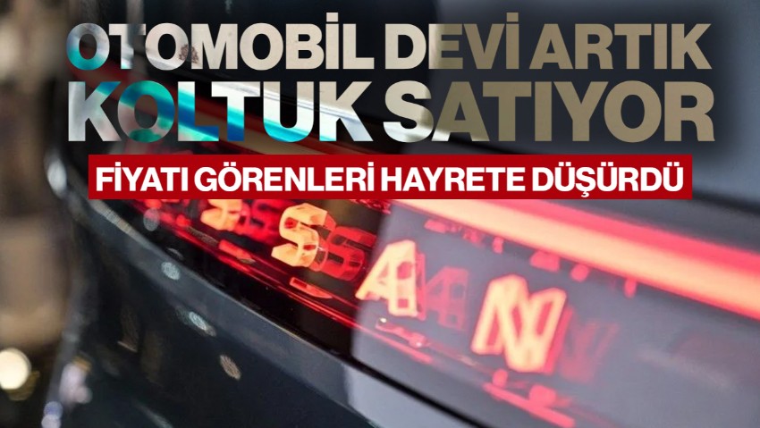 Otomotiv Devinden Şaşırtan Hamle: Otomobil Koltuğunu Mobilya Sektörüne Taşıdı, Tanıtımda Talep Yağdı