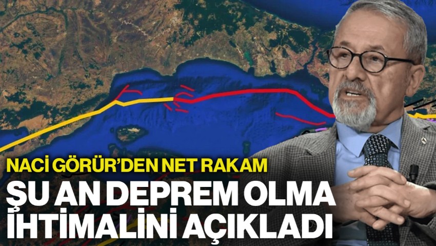 Prof. Dr. Naci Görür'den Net Rakam: Marmara'da Şu An Deprem Olma İhtimalini Açıkladı
