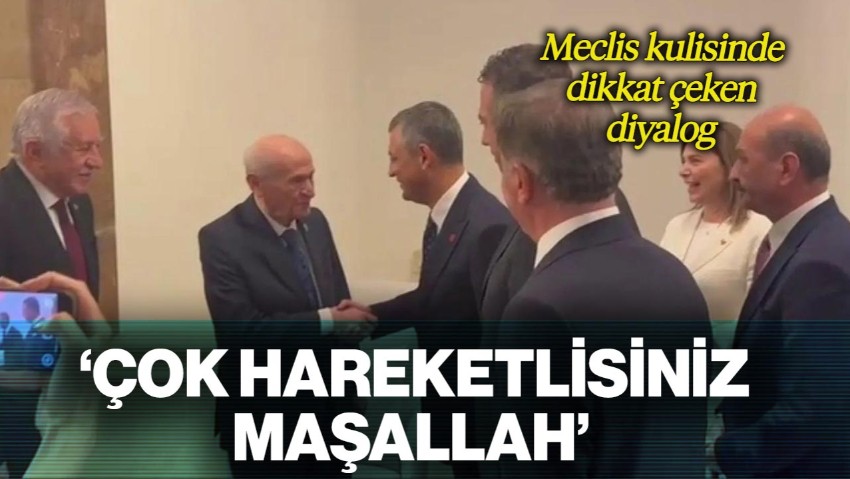 Bahçeli ile Özel Arasında Dikkat Çeken Diyalog: 'Çok Hareketlisiniz Maşallah'