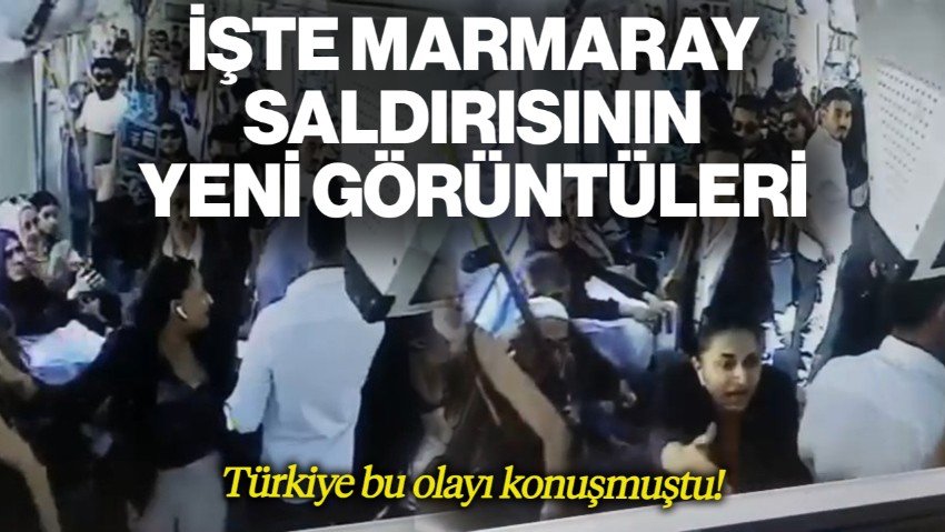 Türkiye Bu Olayı Konuşmuştu! Marmaray'daki Yumruklu Saldırının Yeni Görüntüleri Ortaya Çıktı