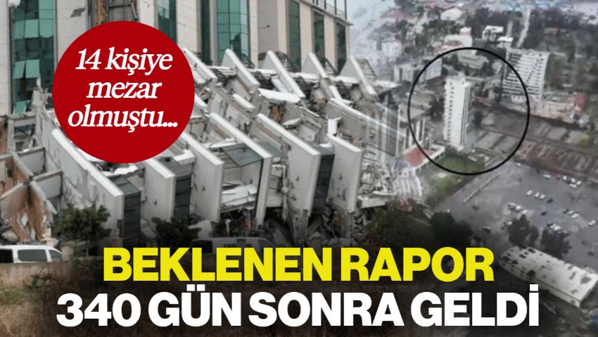14 Kişiye Mezar Olmuştu... Beklenen Bilirkişi Raporu 340 Gün Sonra Geldi