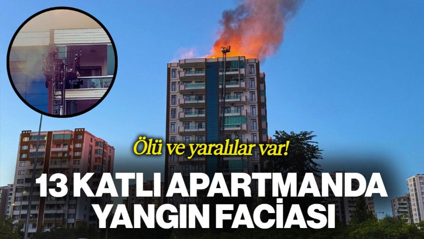 Diyarbakır'da 13 Katlı Apartmanda Yangın Faciası: Üçü Çocuk 4 Kişi Hayatını Kaybetti