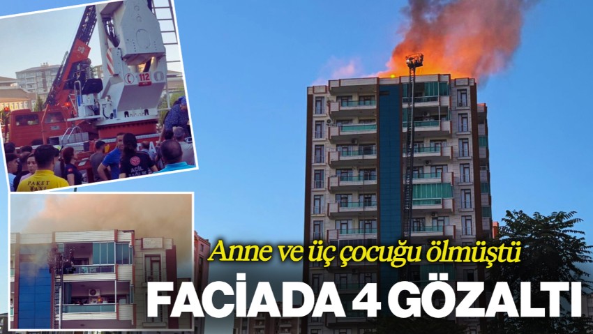 Anne ve Çocukları Ölmüştü! Diyarbakır'daki Yangın Faciasında 4 Gözaltı