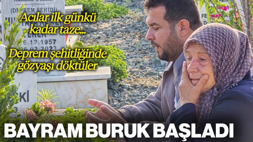 Bayram Buruk Başladı: Deprem Şehitliğine Hüzünlü Ziyaret