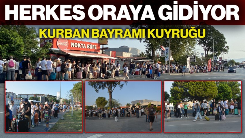 Kurban Bayramı Kuyruğu! Herkes Oraya Gidiyor