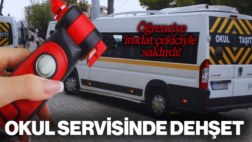 Okul Servisinde Dehşet! Servis Şoförü, Öğrenciye İmdat Çekiciyle Saldırdı