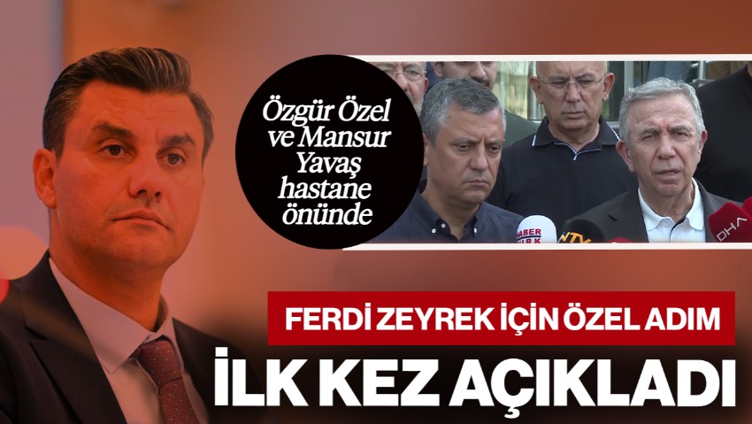 Özgür Özel ve Mansur Yavaş'tan Hastane Önünde Ferdi Zeyrek Açıklaması! Özel  WhatsApp Grubu Kuruldu