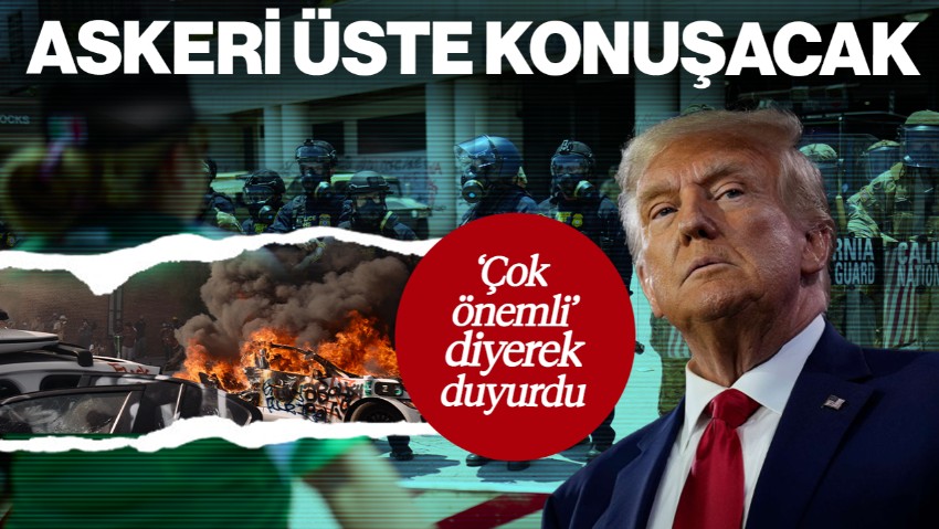 Gözler ABD'de! Trump 'Çok Önemli' Diyerek Duyurdu: Askeri Üste Konuşacak