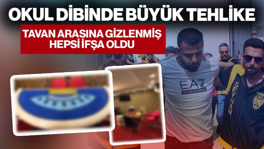 Okul Yanı Başında Büyük Tehlike! Tavan Arasındaki Gizli Cephane İfşa Oldu… Dışı Dükkan İçinde Yok Yok