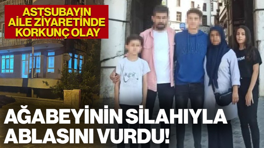 Astsubayın Aile Ziyaretinde Korkunç Olay: 15 Yaşındaki Çocuk, Ağabeyinin Silahıyla Ablasını Öldürdü