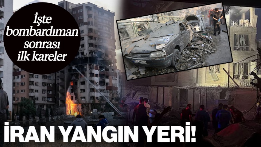 İran Yerle Bir Oldu! İşte İsrail Bombardımanı Sonrası İlk Kareler