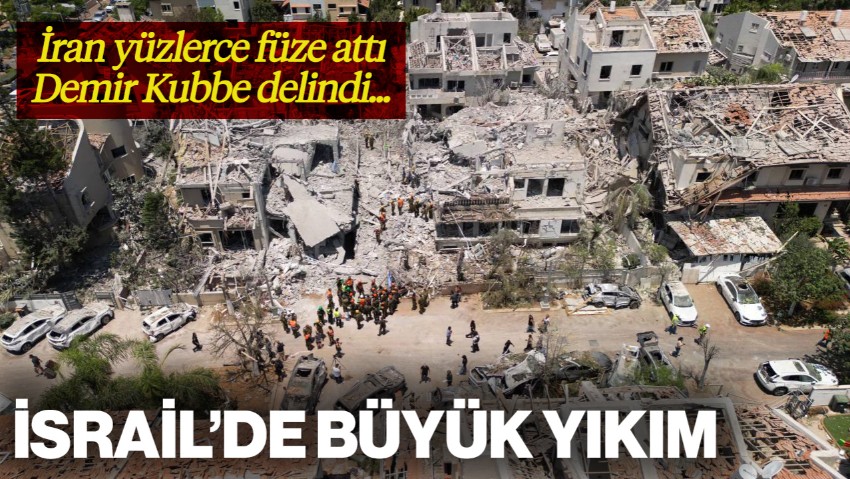 İran'ın Misilleme Saldırı Düzenlediği İsrail'de Büyük Yıkım! Havadan Görüntülendi...