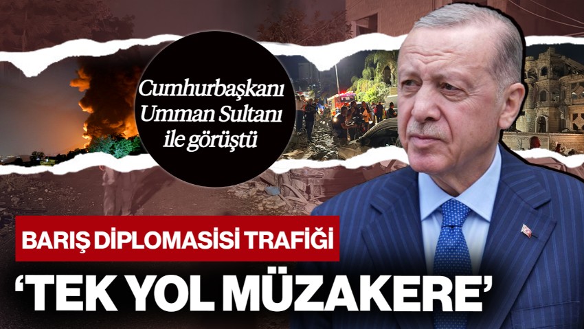 Barış Diplomasisi Devam Ediyor! Cumhurbaşkanı Erdoğan Umman Sultanı ile Görüştü