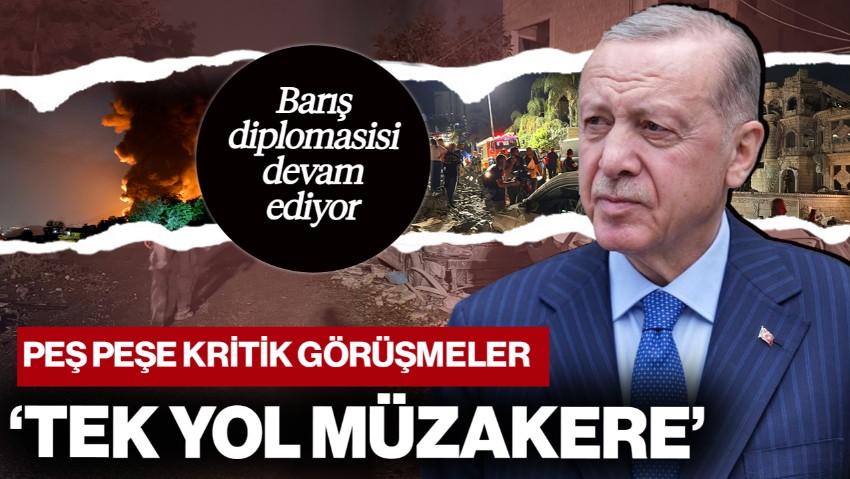 Barış Diplomasisi Devam Ediyor! Cumhurbaşkanı Erdoğan'dan Peş Peşe Kritik Görüşmeler
