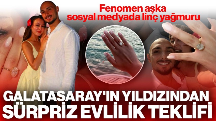 Galatasaray'ın Yıldızı Ahmet Kutucu’dan Sürpriz Evlilik Teklifi! Fenomen Aşka Sosyal Medyada Linç Yağmuru
