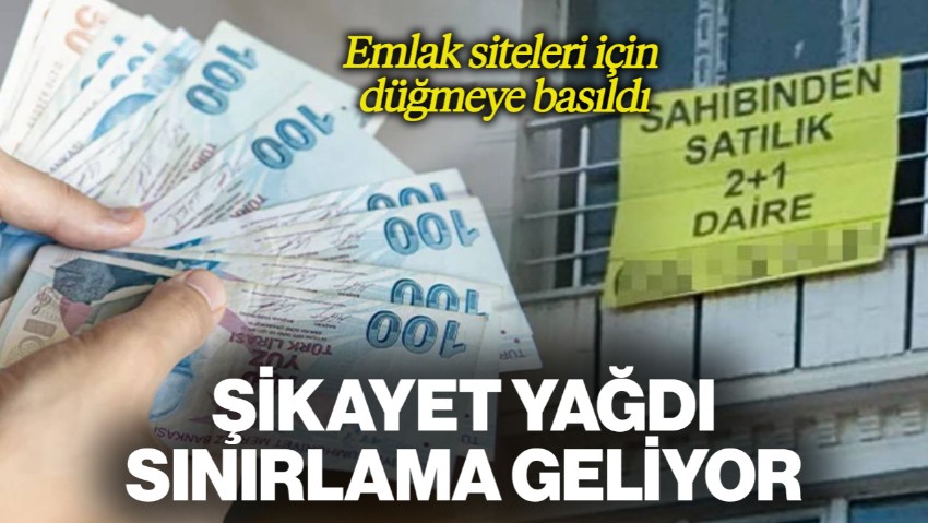 Emlak Siteleri İçin Düğmeye Basıldı, O Fiyatlara Sınır Getirilecek