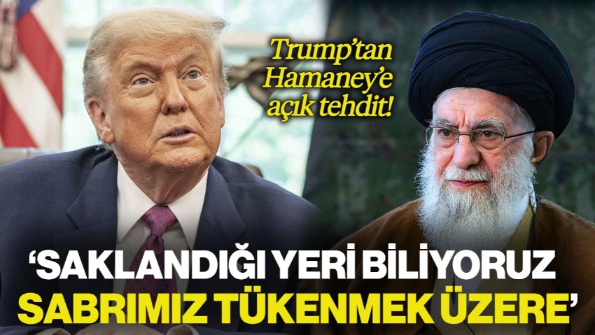Trump'tan Dikkat Çeken 'Hamaney' Açıklaması: 'Nerede Saklandığını Biliyoruz, Şimdilik Öldürmeyeceğiz'