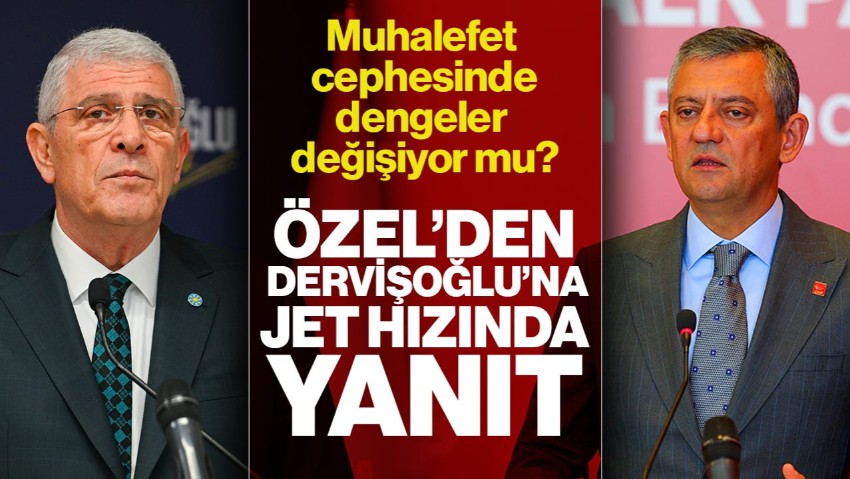 CHP ile İYİ Parti Arasında İpler Geriliyor mu? Özgür Özel’den Müsavat Dervişoğlu’na Jet Hızında Yanıt