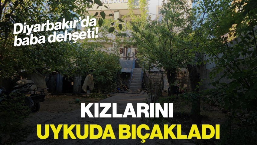 Diyarbakır'da Baba Dehşeti: Kızlarını Uykuda Bıçakladı