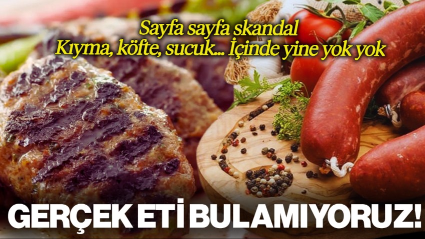 Bakanlık İfşa Etti: Dana Diye Tek Tırnaklı Et, Köfte Diye Sakatat Satmışlar!