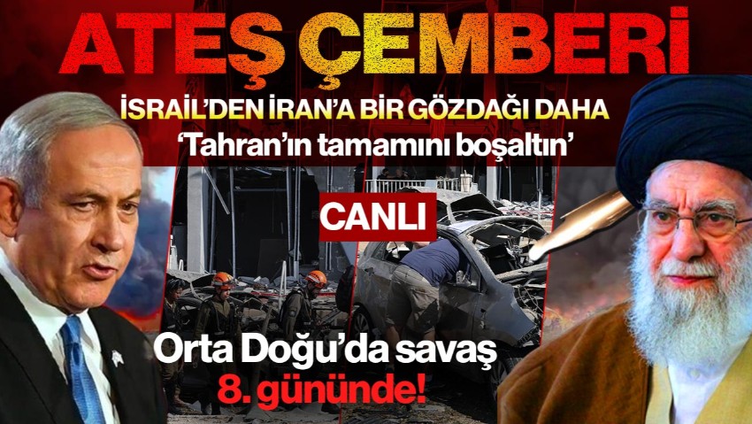 Savaşta 8. Gün! İsrail Saldırı Başlattı, İran'dan Füzelerle Misilleme Geldi: Şehirler Yangın Yerine Döndü