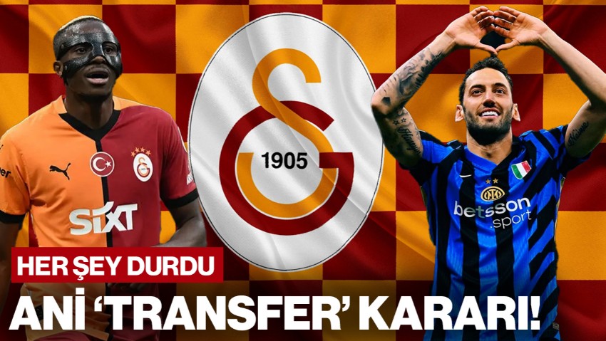 Galatasaray'dan Ani 'Transfer' Kararı! Her Şeyi Durdurdu