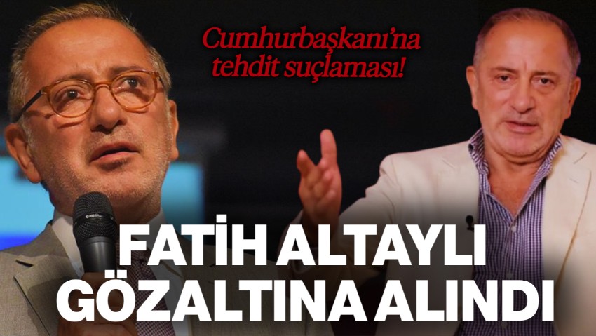 Gazeteci Fatih Altaylı'ya 'Cumhurbaşkanına Tehdit' Suçlamasıyla Gözaltı: İşte Yayındaki O Sözleri