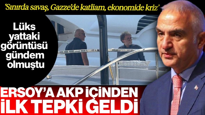 Lüks Yattaki Görüntüsü Gündem Olmuştu! Bakan Ersoy’a AKP İçinden İlk Tepki Geldi