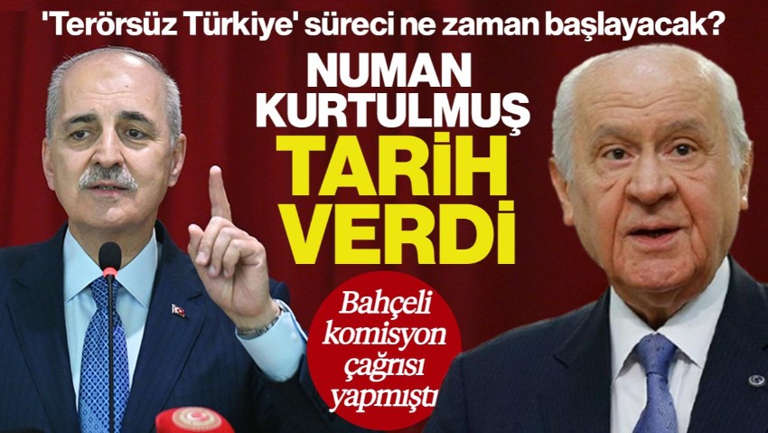 TBMM Başkanı Numan Kurtulmuş Tarih Verdi: 'Terörsüz Türkiye' Süreci Ne Zaman Başlayacak?