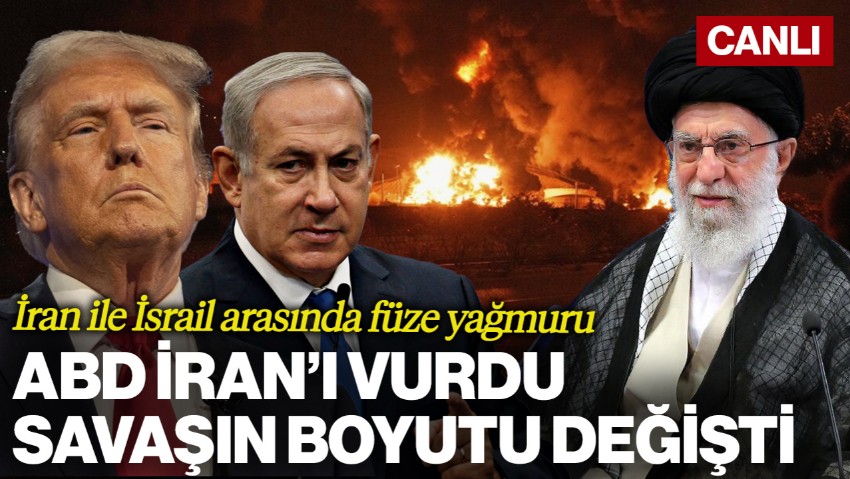 Ve Korkulan Oldu... ABD İran'ı Vurdu, İran ile İsrail Karşılıklı Füze Yağdırıyor
