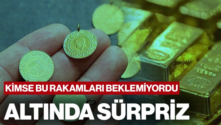 Altında Sürpriz Rakamlar! Yükselmesi Bekleniyordu Ancak Düşüyor...