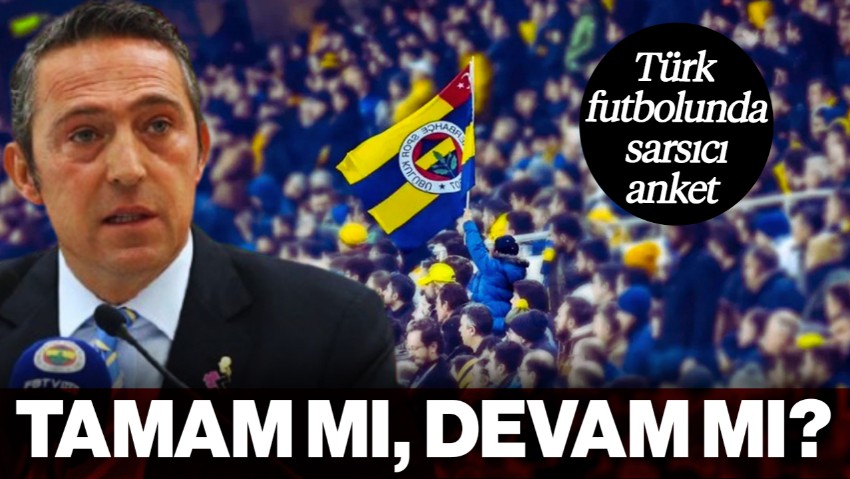 Çarpıcı Anket: Fenerbahçe'de Ali Koç Krizi Derinleşiyor! Tamam mı, Devam mı?