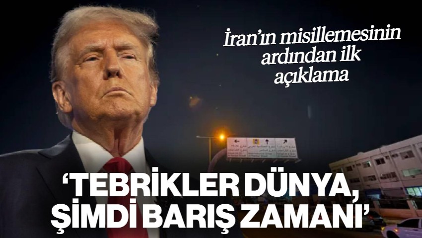 İran'ın ABD Üssüne Saldırısı Sonrası Trump'tan İlk Açıklama: 'Tebrikler Dünya, Şimdi Barış Zamanı'