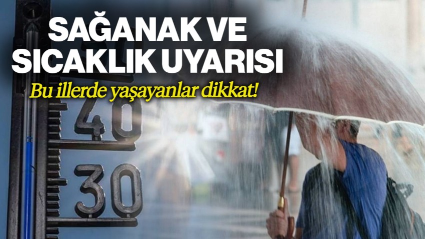 Meteoroloji'den Uyarı: Yurt Genelinde Sıcaklıklar Artıyor, Bazı Bölgelerde Sağanak Bekleniyor