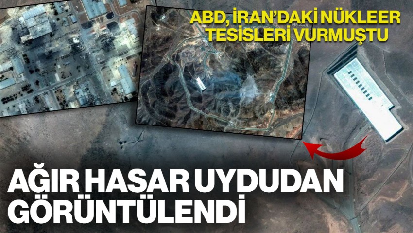Trump 'Tamamen Yok Edildi' Demişti... ABD'nin İran'da Vurduğu Nükleer Tesislerdeki Hasarın Uydu Görüntüleri Ortaya Çıktı