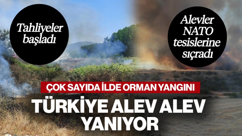 Türkiye Alevlerle Mücadele Ediyor: Yangınlar Şehir Şehir Yayılıyor! Tahliyeler Başladı