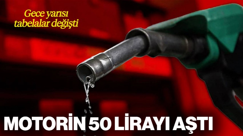Akaryakıtta Tabelalar Değişti! Motorin 50 Lirayı Aştı