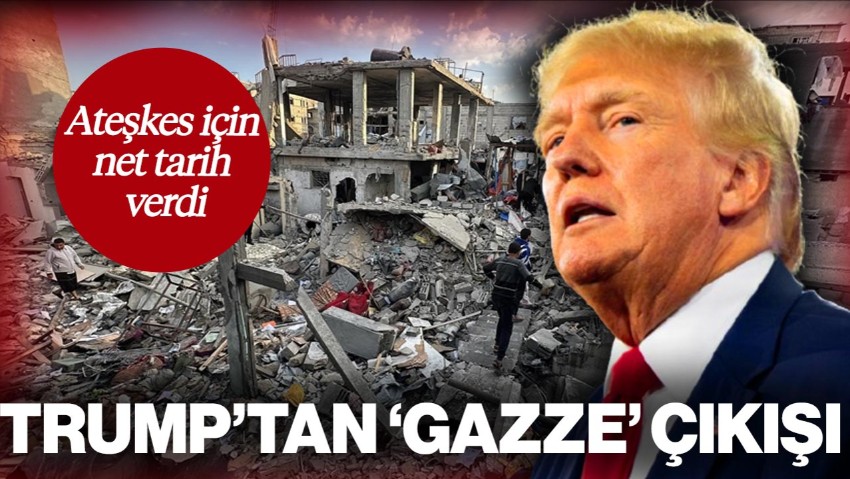 ﻿Trump'tan Gazze İçin Ateşkes Sinyali! O Tarihi İşaret Etti
