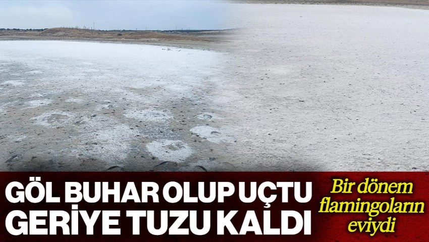 Göl Buhar Olup Uçtu, Geriye Tuzu Kaldı