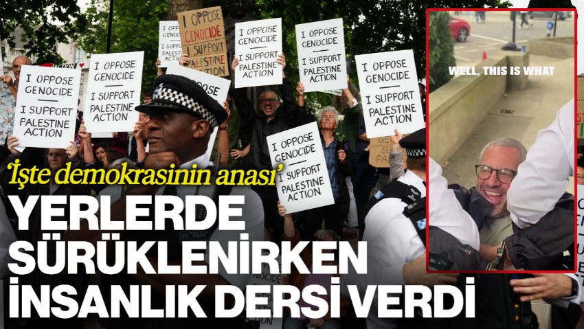 İngiliz Avukat Yerlerde Sürüklenirken İnsanlık Dersi Verdi! 'İşte Demokrasinin Anası'