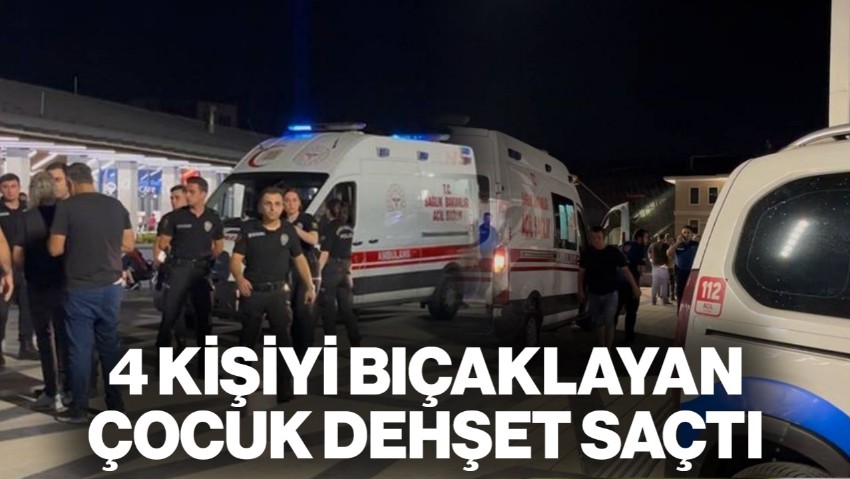 Bursa’da Kent Meydanı’nda 14 Yaşındaki Çocuk Bıçakla 4 Kişiyi Yaraladı