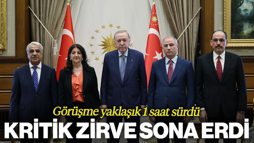 Külliye'de Kritik Zirve: Cumhurbaşkanı Erdoğan-İmralı Heyeti Görüşmesi Sona Erdi