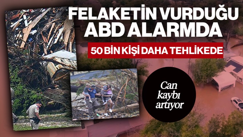 Felaketin Vurduğu ABD Alarmda! 50 Bin Kişi Tehlikede… Ağaçlar Devrildi, Nehir Taştı, Can Kaybı Artıyor