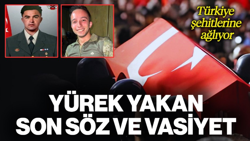 Türkiye Şehitlerine Ağlıyor: Yürek Yakan Vasiyet ve Tek Kelimelik Yanıt