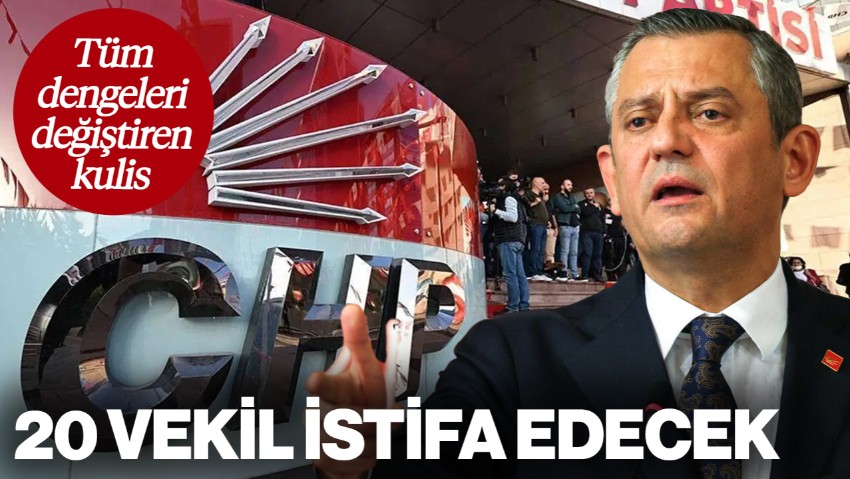 Tüm Dengeleri Değiştiren Kulis! CHP'de 20 Milletvekili İstifa Edecek